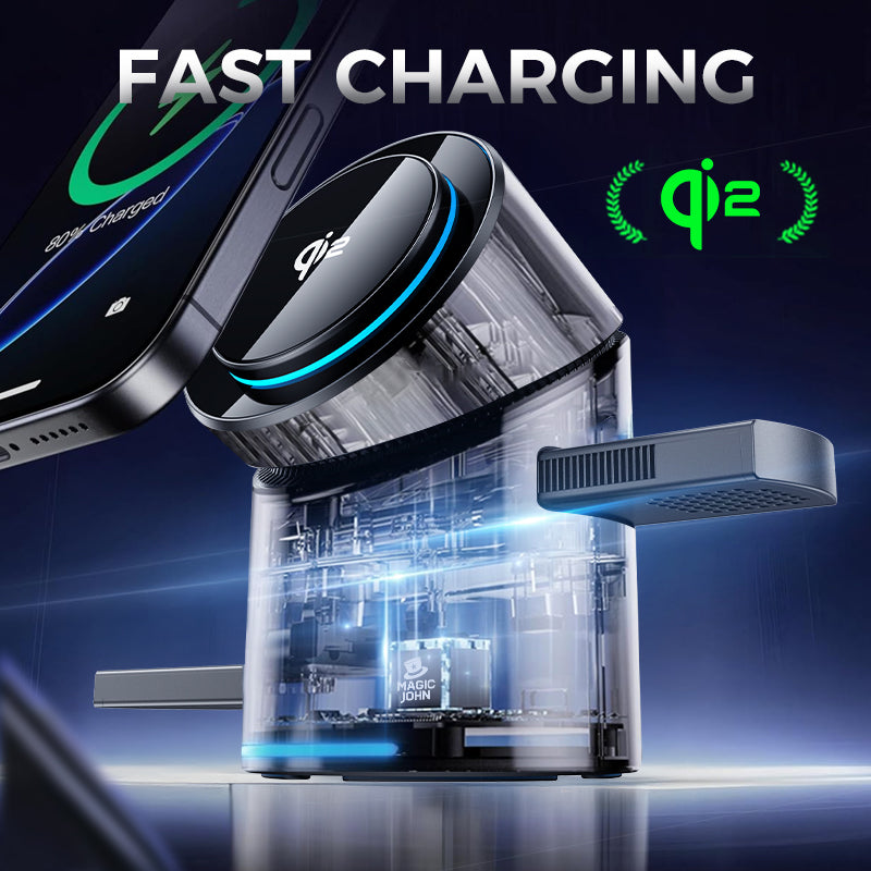 MAGIC JOHN 3-IN-1 Wireless Charging Station