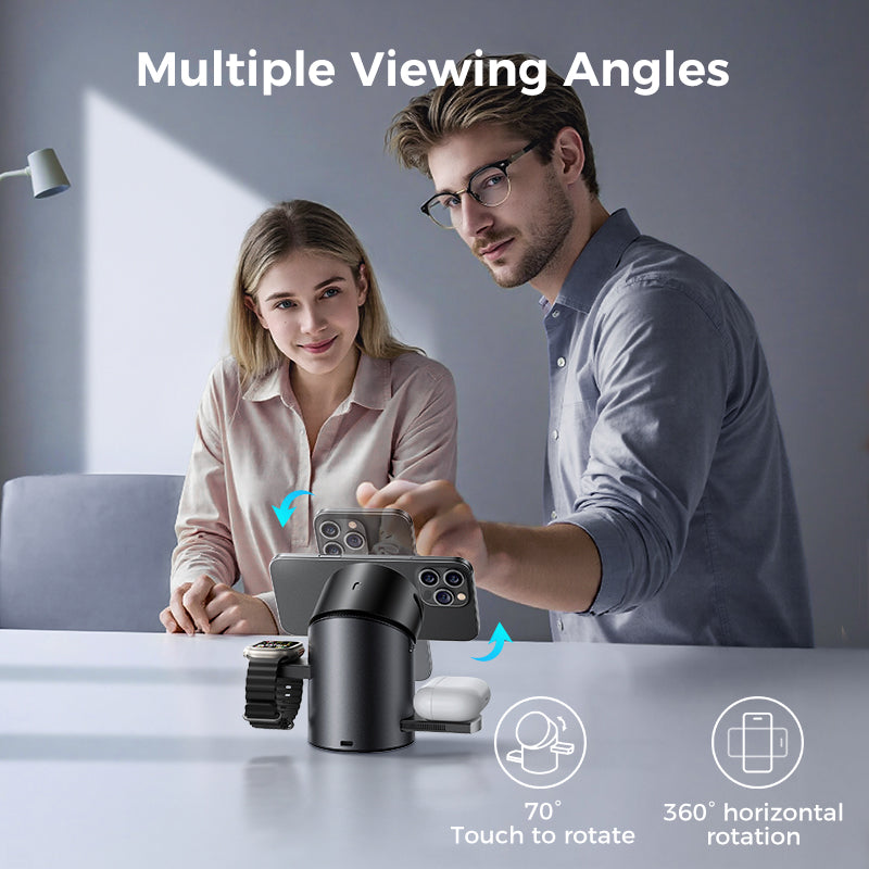 MAGIC JOHN 3-IN-1 Wireless Charging Station