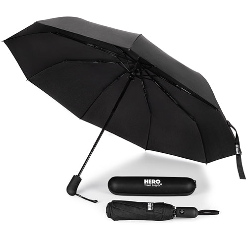HERO Travel Umbrella - Windproof, Compact and Portable