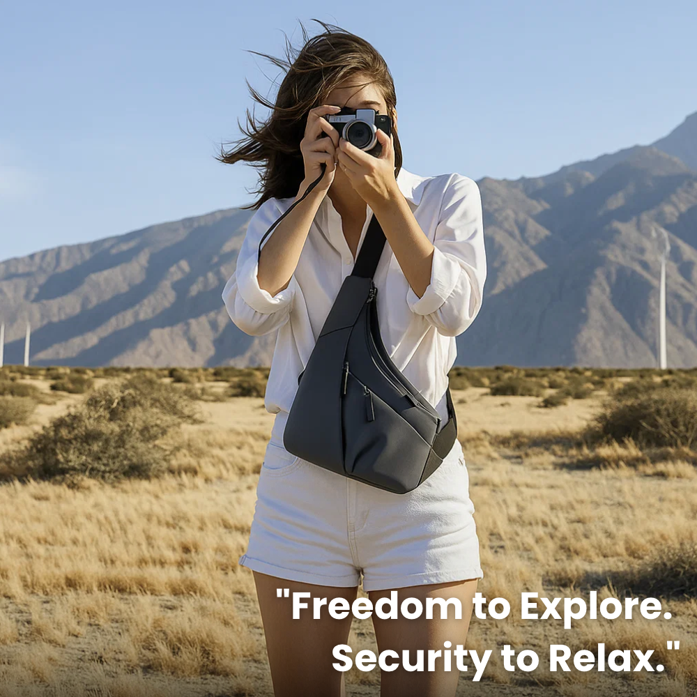 Anti-theft cross-body bag