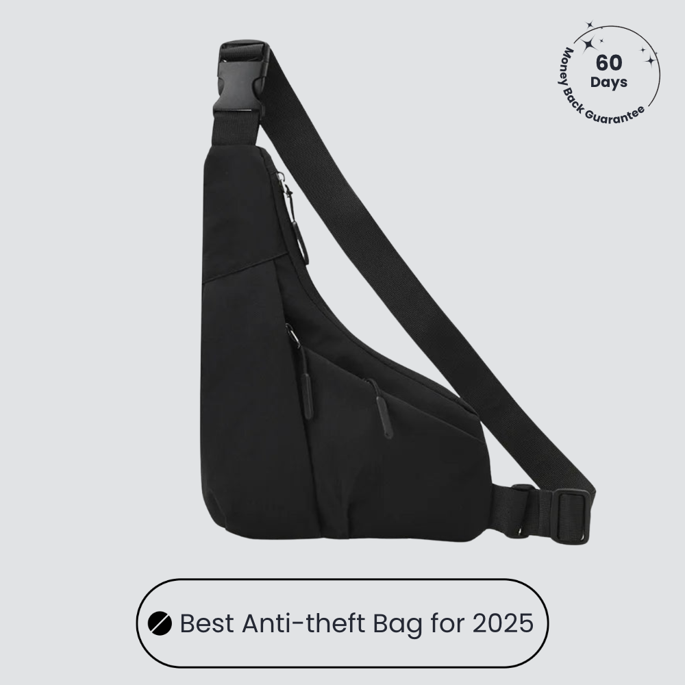 Anti-theft cross-body bag
